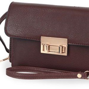 Brand New Bag Clutch or Crossbody you choose Brown in color